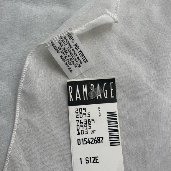 Rampage off white sheer scarf. Excellent condition. Smoke free home - Picture 3 of 3